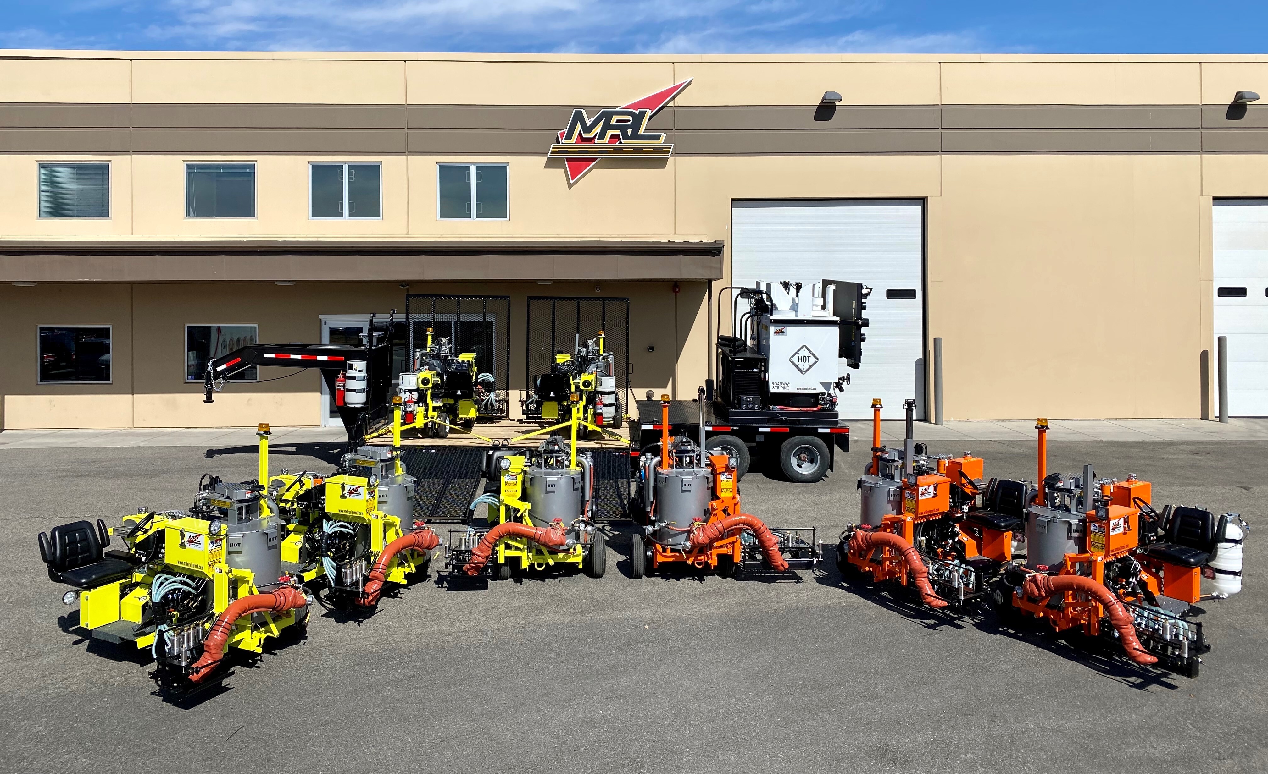 Mini MacPro™ Series Thermoplastic Striping Equipment | MRL Equipment